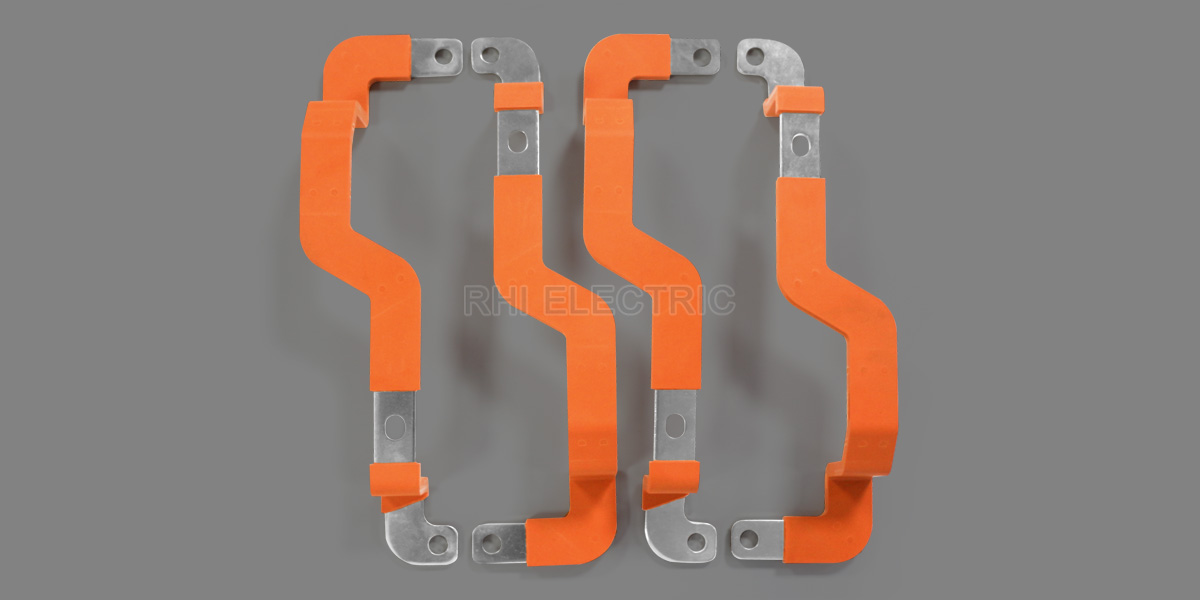 Battery Busbars, Overmolded Insulated Copper Busbar Connectors